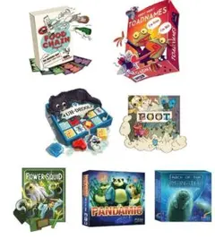 ボードゲームパロディステッカー　7枚まとめセット【送料無料】
