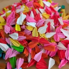 ハンドメイド　ミニ折り鶴、千羽鶴300〜