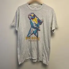 BIG GROVE クマデザイン Tシャツ グレー　半袖　古着