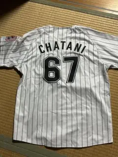 千葉ロッテマリーンズ　茶谷健太　ホームユニフォーム　Sサイズ