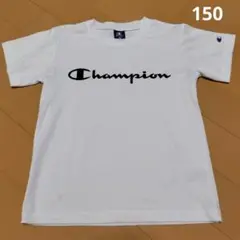 チャンピオン Champion 白 Tシャツ ロゴ入り 150