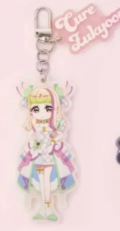 キミとアイドルプリキュア ツインアクリルキーホルダー　キュアズキューン　プリルン