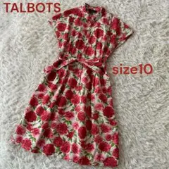 ♦︎タルボット華やかなシャツワンピース　L〜LL