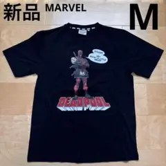 MARVEL マーベル　デッドプール　半袖Tシャツ　黒　ブラック　Mサイズ新品