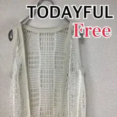 TODAYFUL トゥデイフル シースルー メッシュ ロングジレ Free