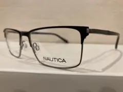 NAUTICA ブラック メタルフレーム メガネ