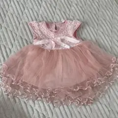 ピンク チュール フォーマルドレス 75㎝