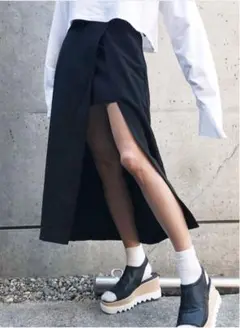 AMAIL アマイル Over slit skirt スリット ラップスカート