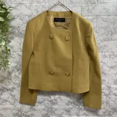 レディース　MARQUE イエロー ブレスト ジャケット　FREEサイズ