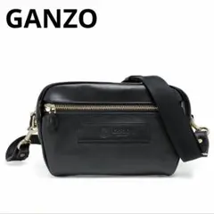 【GANZO】 ガンゾ 7QS-H　ミニ ショルダーバッグ メンズバッグ 鞄 黒