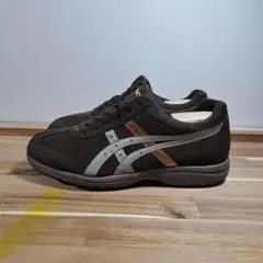 ASICS ハダシウォーカー 3E サイドジップ ブラウン 26.0cm