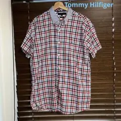 Tommy Hilfiger XL チェック柄 半袖シャツ