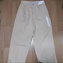 GU スーパーワイドパンツQ S ベージュ