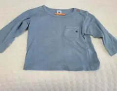 PETIT BATEAU ボタン付きTシャツ 12m