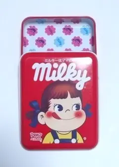 【不二家】ぺこちゃん　ミルキー　空き缶