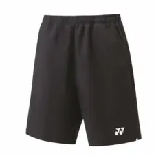 新品 ヨネックス ユニ ハーフパンツ 黒 L