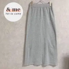 omekashi オメカシ　スウェットスカート　ロング　ウエストゴム　タイト　F