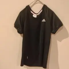 adidas CLIMALITE 黒 Tシャツ Mサイズ　UVケア 吸水速乾