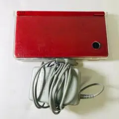 【中古品】ニンテンドーDS 赤 本体と充電器とタッチペンセット