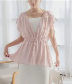 ペプラム　ピンク
