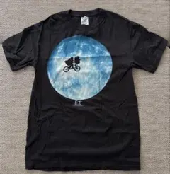 E.T. シルエット ブラック Tシャツ Sサイズ