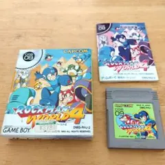 ROCKMAN WORLD 4 ゲームボーイ　説明書、箱付き