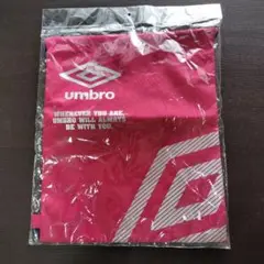 【新品未使用】 umbro サッカー ナップサック レッド デサント