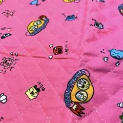 【レトロ・希少品】たまごっち キルティング 生地 ピンク 1997年