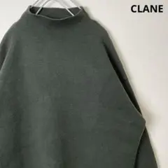 【最高級】CLANE ボトルネックニット オリーブ クラネ ドロップショルダー
