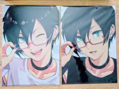 伊瀬谷四季 FiFS展 クリアファイル2種+ステッカー