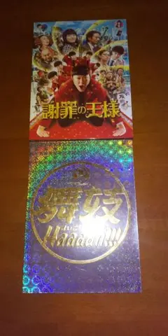 邦画の喜劇映画のDVD2本 謝罪の王様 舞妓haaaan!