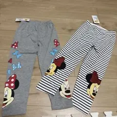 ミニーマウス レギンス 2点セット 110