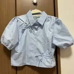 SHEIN ブルー トップス シャツ M