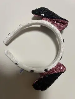 ディズニー　101匹ワンちゃん　スパンコールカチューシャ