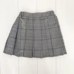 GLOBALWORK チェック柄 プリーツ スカート