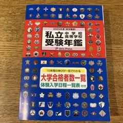 新品折り目無し　私立中学校・高等学校受験年鑑東京圏版2025年度版