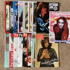 イエローモンキー 会報17冊セット&カード、フライヤー等