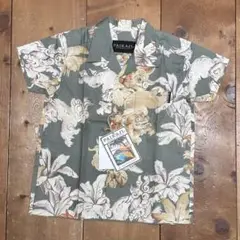PAIKAJI 花柄 半袖シャツ 130cm