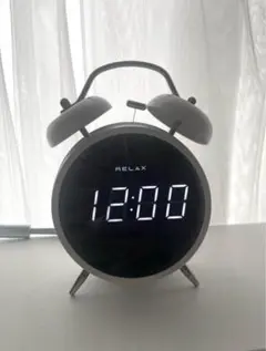 RELAX デジタルアラーム時計 ホワイト
