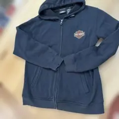 Harley-Davidson ブラック フルジップフーディ