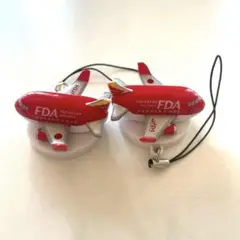 FDA 飛行機 ストラップ 2個セット　フジドリームエアラインズ