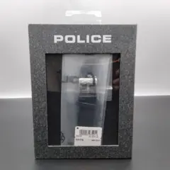 POLICE アップルウォッチ 42・44・45mm レザーバンド ブラック