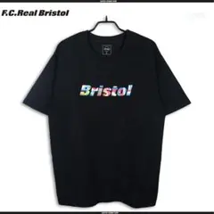 F.C.R.B. 20SS FLAG LOGO TEE BLACK XL