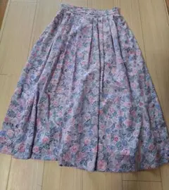 花柄フレアスカート ロング サイズ11号