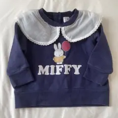 MIFFY 襟付きトレーナー ネイビー