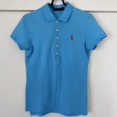 Ralph Lauren 水色 ポロシャツ Mサイズ