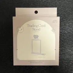 3COINS オフィ活トレカスタンド 推し活 ホワイト