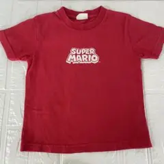 SUPER MARIO マリオTシャツ 110cm 赤
