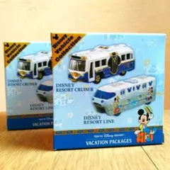 新品/未開封 ディズニー バケーションパッケージ トミカ 2箱セット