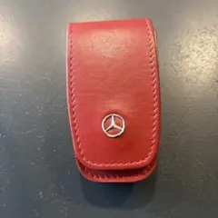 ベンツ　キーホルダー　キーケース赤